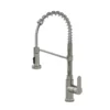 Professional Brushed Nickel Pull-Down Kitchen Faucet