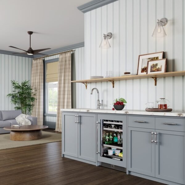 Compact Undermount Stainless Steel Prep & Bar Sink – Brushed Finish