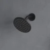 Luxury Matte Black Multi-Function Shower System with Rainfall Head, Body Jets & Hand Shower