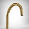 Luxury Brushed Gold Freestanding Bathtub Faucet with Hand Shower