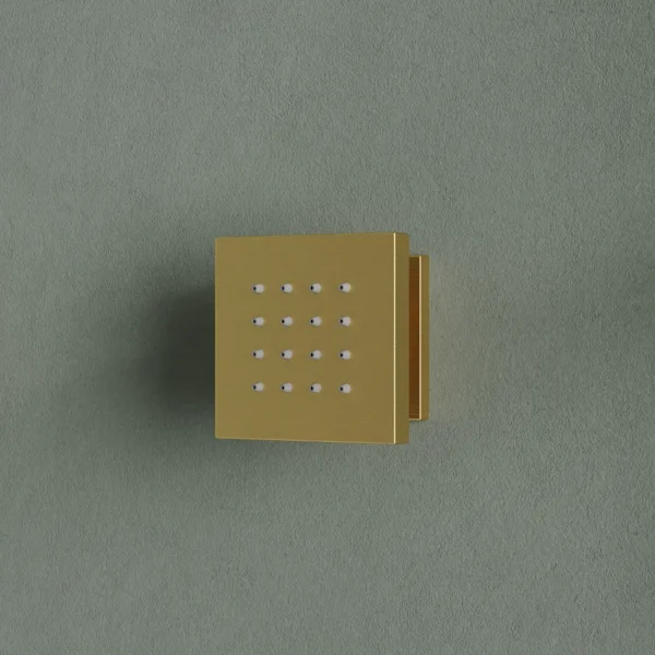 Luxury Brushed Gold Multi-Function Shower System with Rainfall Head, Body Jets & Hand Shower