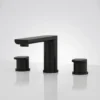Matte Black Widespread (5) Modern Matte Black Widespread Bathroom Sink Faucet