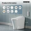 Smart Toilet with Heated Bidet & Dual Flush – One-Piece Smart Toilet | Model ST15