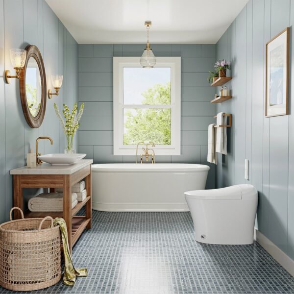 Smart Toilet with Heated Bidet & Dual Flush – One-Piece Smart Toilet | Model ST15