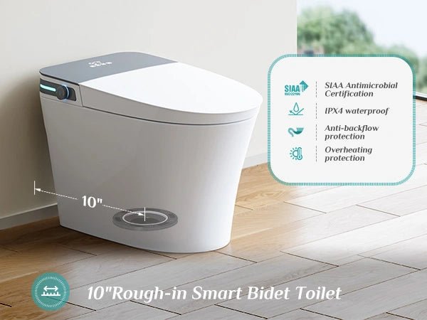 Smart Toilet with Bidet Seat – 10" Rough-In One-Piece Smart Toilet | Model ST30