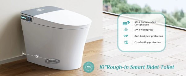 Smart Toilet with Bidet Seat – 10" Rough-In One-Piece Smart Toilet | Model ST30