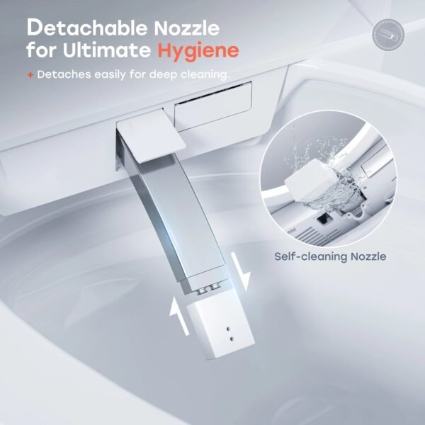 ADA Compliant Smart Toilet with Built-In Bidet – One-Piece Luxury Toilet | Model ST43