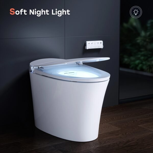 ADA Compliant Smart Toilet with Built-In Bidet – One-Piece Luxury Toilet | Model ST43
