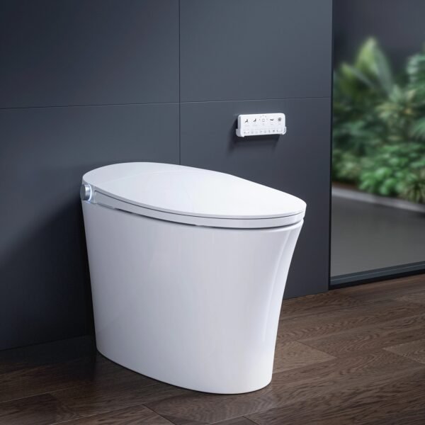 ADA Compliant Smart Toilet with Built-In Bidet – One-Piece Luxury Toilet | Model ST43