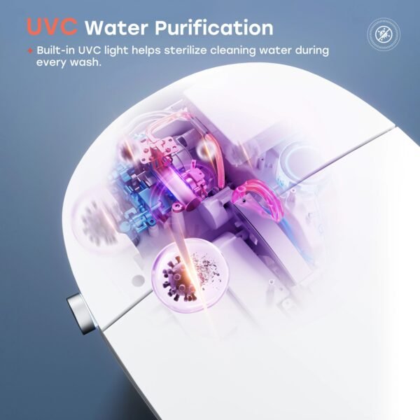 ADA Compliant Smart Toilet with Built-In Bidet – One-Piece Luxury Toilet | Model ST43