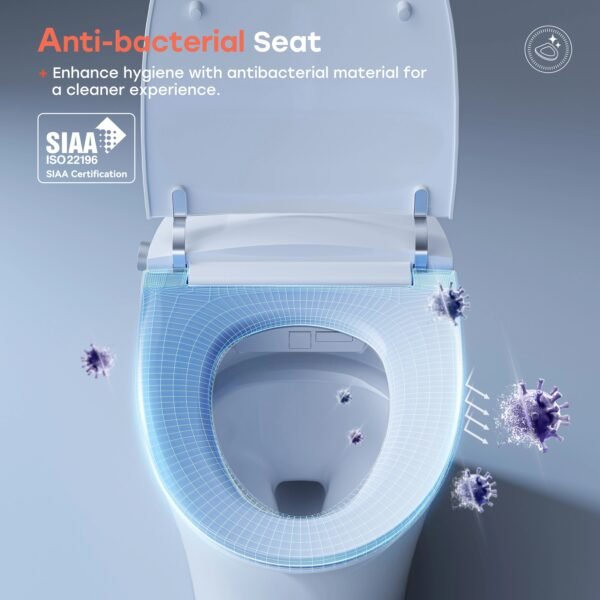 ADA Compliant Smart Toilet with Built-In Bidet – One-Piece Luxury Toilet | Model ST43
