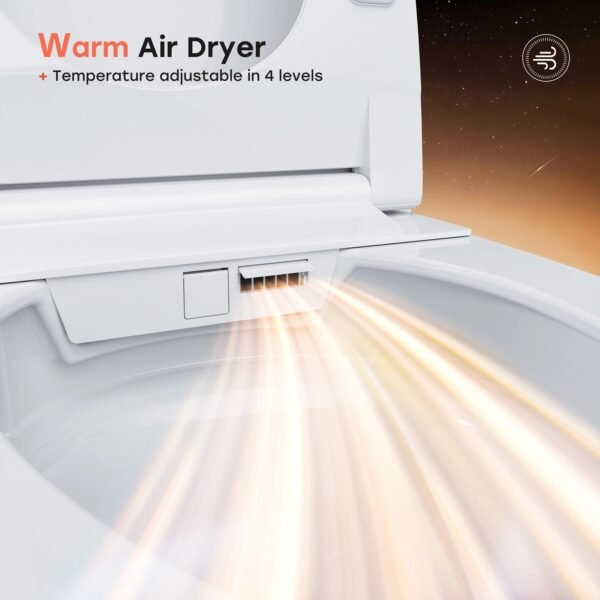 ADA Compliant Smart Toilet with Built-In Bidet – One-Piece Luxury Toilet | Model ST43