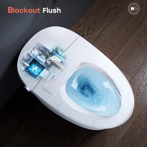 ADA Compliant Smart Toilet with Built-In Bidet – One-Piece Luxury Toilet | Model ST43