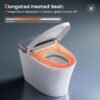 10" Rough-In Smart Toilet with Bidet & Dryer – Power Outage Ready | Model ST73