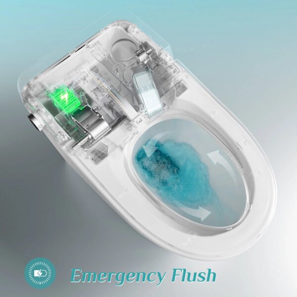 Best Bidet Toilet Combo with Heated Seat, Elongated Smart Toilet – Model ST80