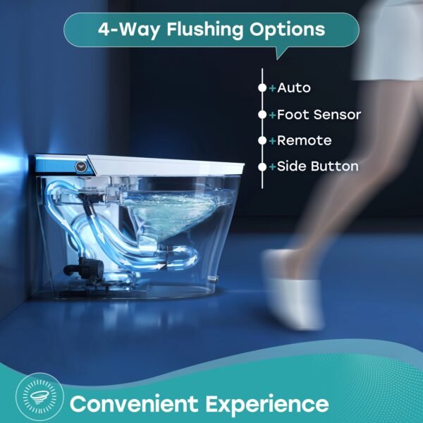 Bidet Combo Smart Toilet with Mood Light – 12" Rough-In | Model ST83
