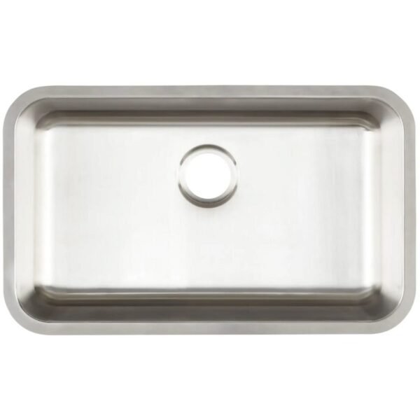 Undermount Stainless Steel Single Bowl Kitchen Sink – Modern Deep Basin Design