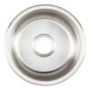Round Undermount Stainless Steel Prep & Bar Sink – Compact Single Bowl Design