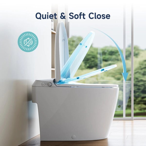 Bidet Toilet with Non-Electric Seat – 12" Rough-In One-Piece Toilet | Model ST14