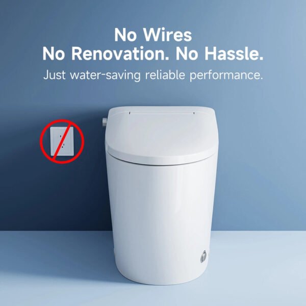 Bidet Toilet with Non-Electric Seat – 12" Rough-In One-Piece Toilet | Model ST14