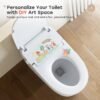 Smart Toilet with Full Cover Lid & Power Outage Flush – One-Piece Smart Toilet | Model ST18