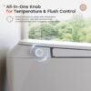 Smart Toilet with Full Cover Lid & Power Outage Flush – One-Piece Smart Toilet | Model ST18