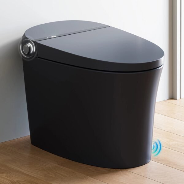 Black Smart Toilet with Bidet Seat – 12" Rough-In One-Piece Smart Toilet | Model ST25