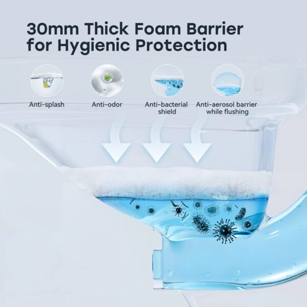 Smart Toilet (5) Smart Toilet with Flush Tank, ADA Compliant – 12" Rough-In | Model ST84