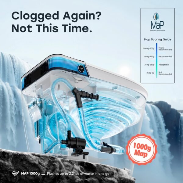 Smart Toilet (6) Smart Toilet with Flush Tank, ADA Compliant – 12" Rough-In | Model ST84