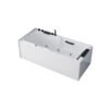 Luxury Rectangular Whirlpool Jetted Bathtub – Modern Freestanding Spa Hydro Massage Tub