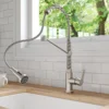 Professional Brushed Nickel Pull-Down Kitchen Faucet