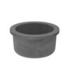 Round Stone Composite Countertop Prep & Bar Sink – Modern Concrete Finish