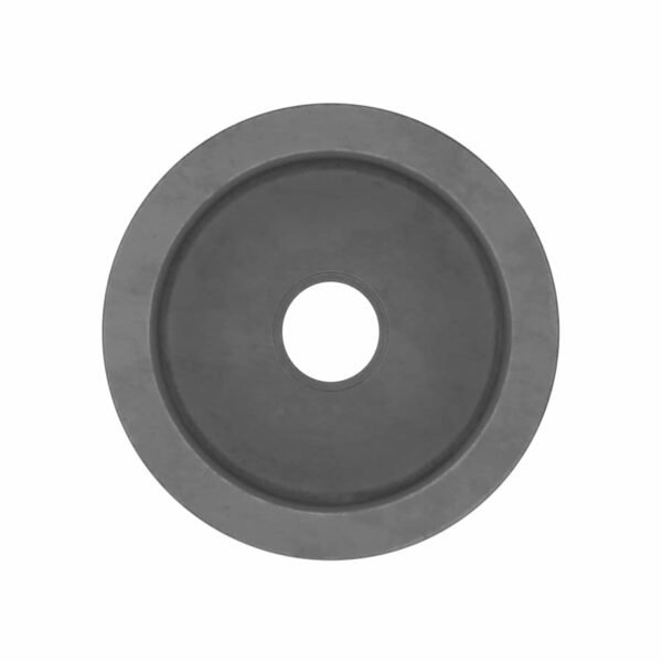 Round Stone Composite Countertop Prep & Bar Sink – Modern Concrete Finish