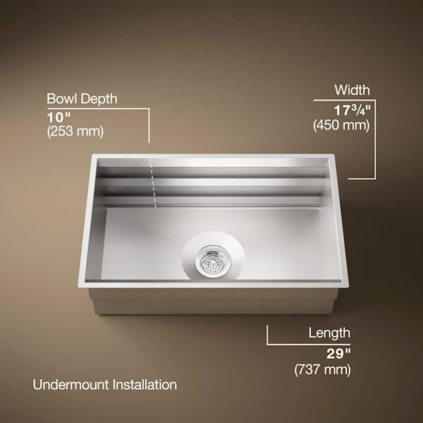 Workstation Stainless Steel Farmhouse Kitchen Sink with Integrated Accessories