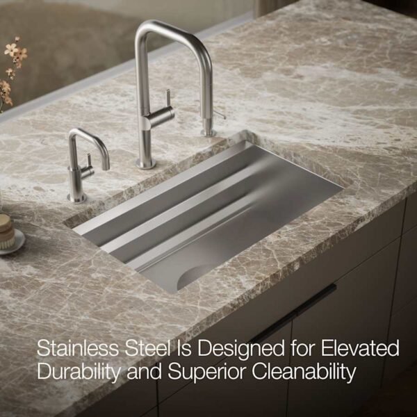Workstation Stainless Steel Farmhouse Kitchen Sink with Integrated Accessories