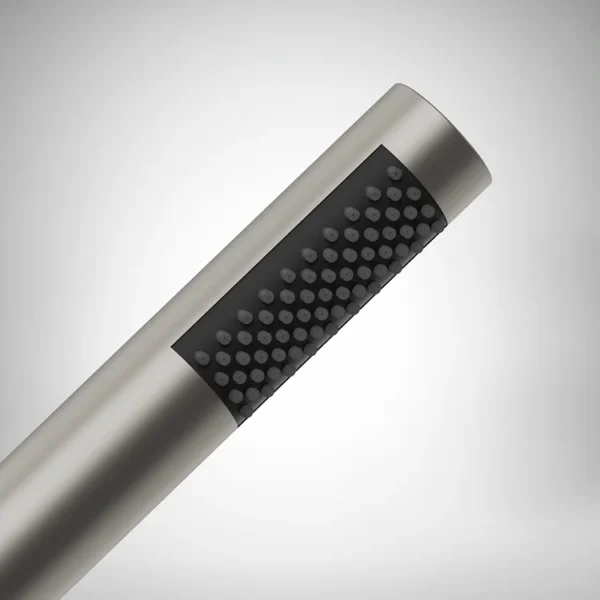 Modern Brushed Nickel Freestanding Bathtub Faucet with Hand Shower