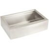Stainless Steel Farmhouse Apron-Front Workstation Kitchen Sink with Accessories