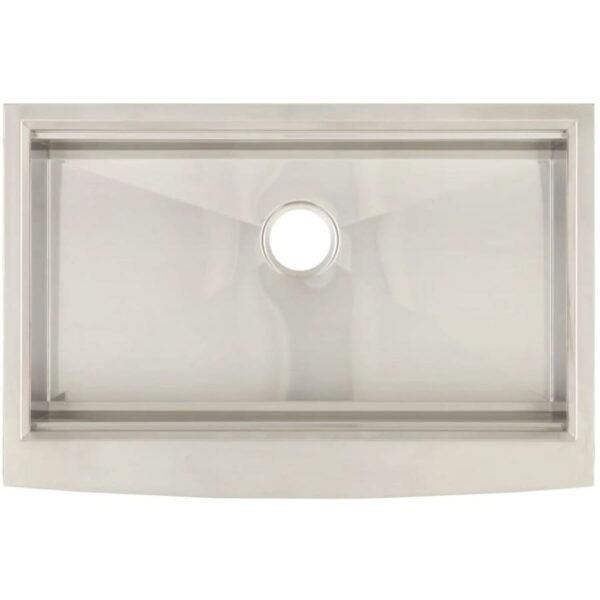 Stainless Steel Farmhouse Apron-Front Workstation Kitchen Sink with Accessories