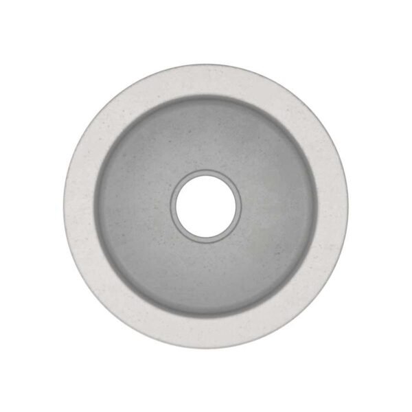 luxury prep sink (4) Round Concrete Undermount Kitchen Sink – Modern Minimalist Single Bowl Sink