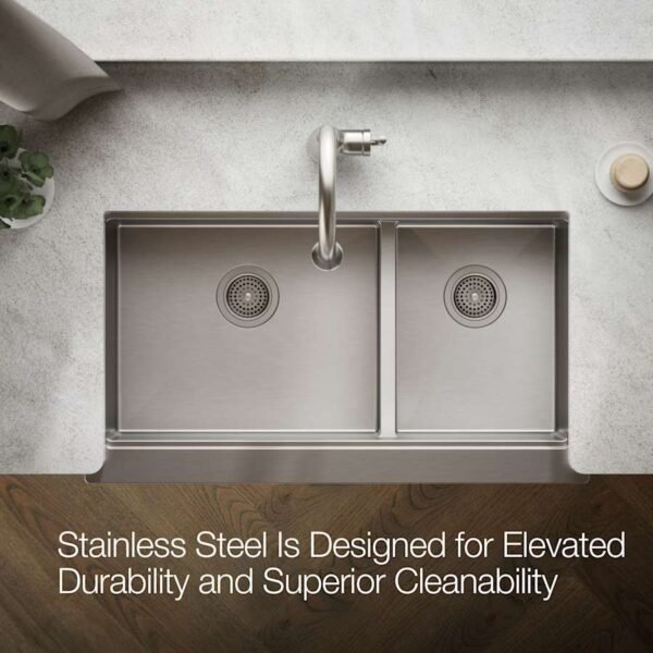 Luxury Double Bowl Farmhouse Workstation Kitchen Sink with Accessories