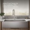 Luxury Double Bowl Farmhouse Workstation Kitchen Sink with Accessories