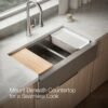 Luxury Double Bowl Farmhouse Workstation Kitchen Sink with Accessories