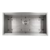 33" Workstation Stainless Steel Single Bowl Kitchen Sink with Integrated Accessories