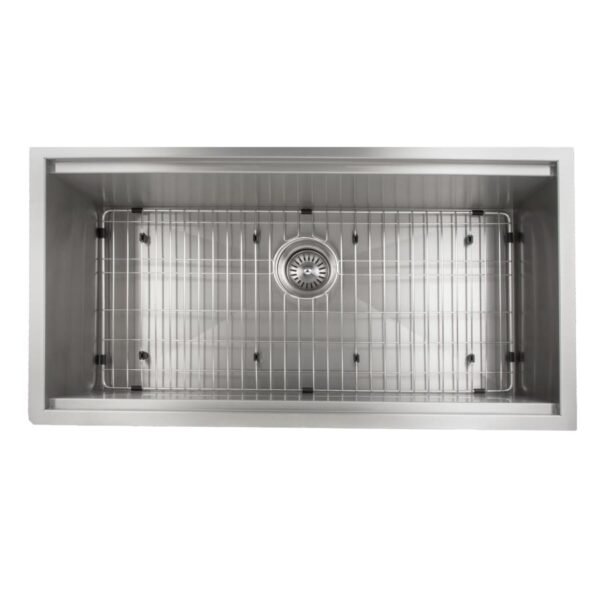 33" Workstation Stainless Steel Single Bowl Kitchen Sink with Integrated Accessories