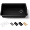 Luxury Workstation Undermount Stainless Steel Kitchen Sink with Accessories